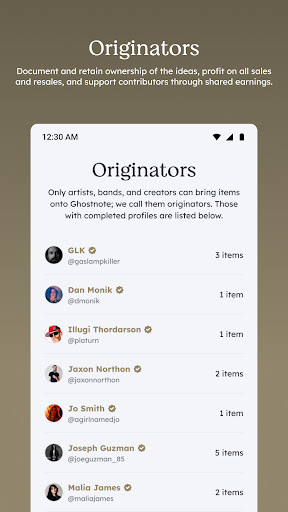 Ghostnote — your idea Screen 3