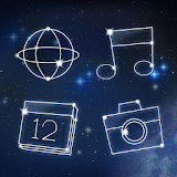 constellation Atom Iconpack icon