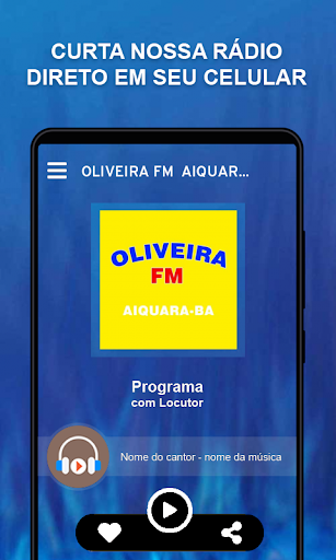 Android application Oliveira Fm Aiquara screenshort