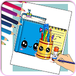 Cover Image of Download How To Draw School Supplies  APK
