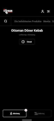 Android application Ottoman Döner Kebab screenshort