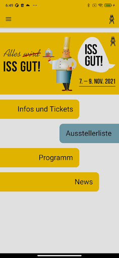 Android application ISS GUT! screenshort