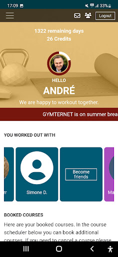 GYMTERNET Screen 3