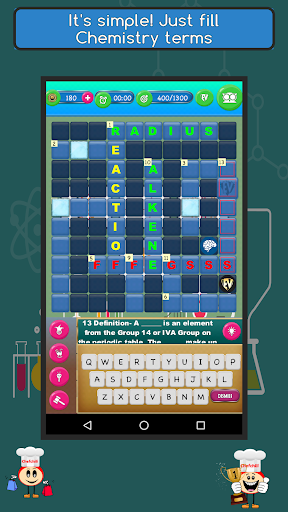 Chemistry Crossword Puzzle Screen 2
