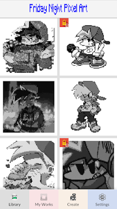 Friday Night Funkin Pixel Art - Screenshot 1