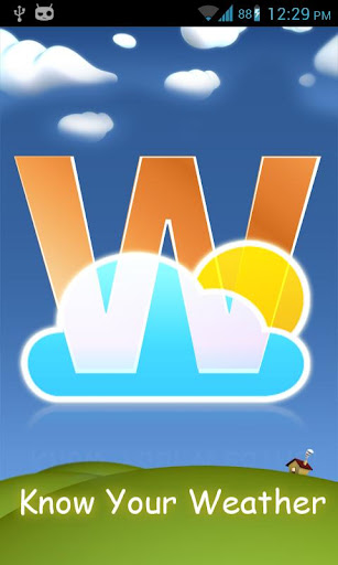 Android application Know Your Weather screenshort