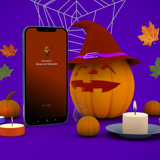 Android application Dibujos de Halloween screenshort