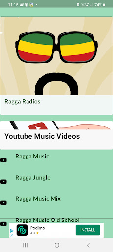 Android application Ragga Music Radio screenshort