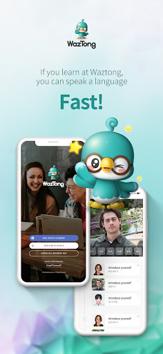 Android application Waztong-English Spanish Korean screenshort