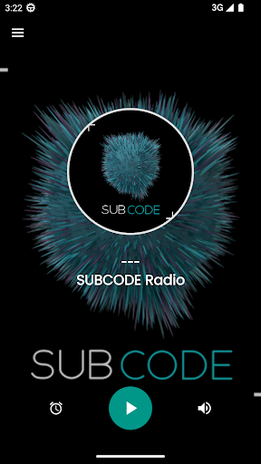 Android application Subcode Radio screenshort