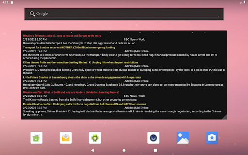 Material RSS - Home Widget