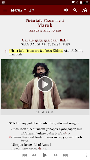 Android application Bandial Bible screenshort