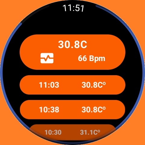 Skin & Body Temperature Screen 3