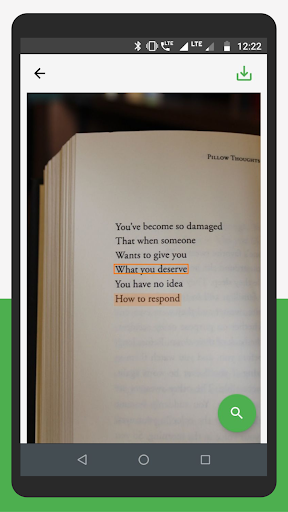 Android application Text Highlighter On Photo screenshort