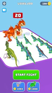 Dinosaurs Battle – Merge 3D For PC Windows 10 & Mac 3