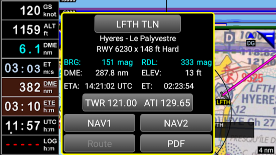 FLY is FUN Aviation Navigation Screenshot