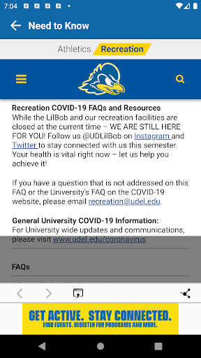 Delaware Recreation Screen 2