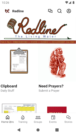 Android application Redline Ministries screenshort