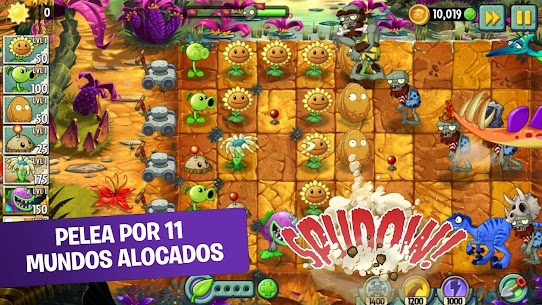 Plants vs Zombies 2 APK MOD 12.4.1 (Dinero y Gemas Infinitas) 1