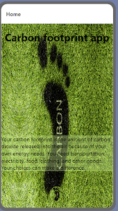 Carbon Footprint by Vanya