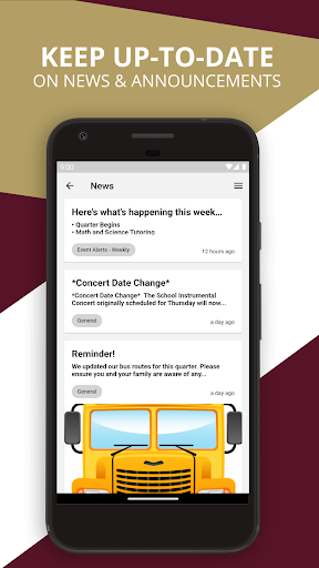 Android application King's Fork High School screenshort