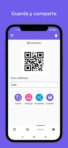 Lector QR: Crea Codigos QR Screen 3