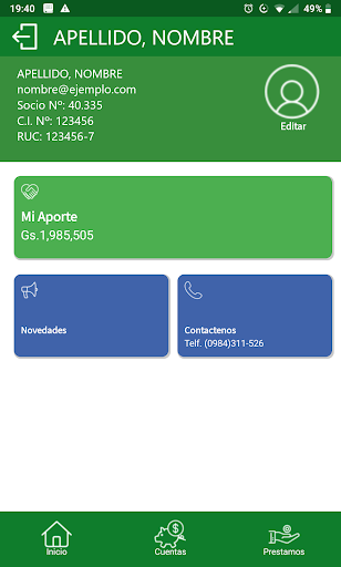 Cooperativa Loma Plata Ltda. Screen 2