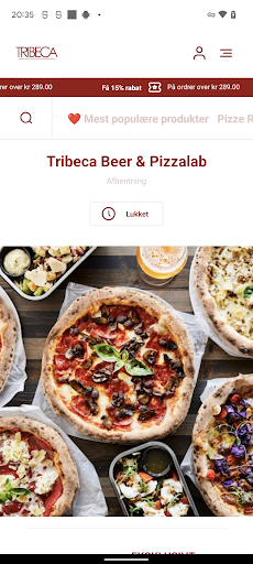 Android application Tribeca Beer & Pizzalab screenshort