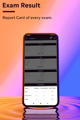 Android application Sri Vedha School screenshort