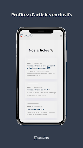 Ecole Cotation Screen 2