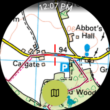 Screenshot of Outdooractive. Hike and Ride