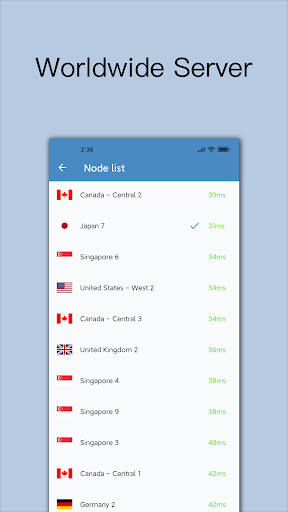 V2VPN - A Fast VPN Proxy Screen 3