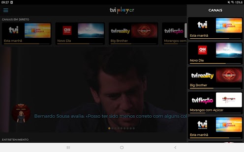 TVI Player Captura de tela