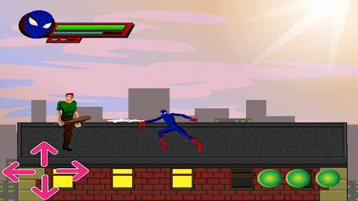 Android application Spiderhuman Platformer 2D screenshort
