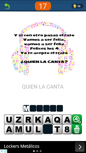 QUIEN LA CANTA Y ADIVINA LA CANCION