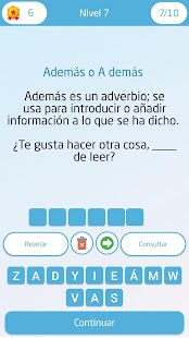Ortografía y gramática Español Screenshot