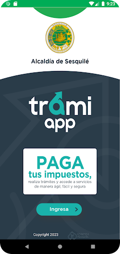 Android application Trami App Sesquile screenshort