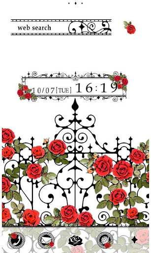 Android application Simple Wallpaper Rosy Fence screenshort