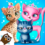 Cat Hair Salon Birthday Party icon