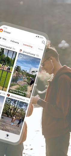 liveapp - Video stories nearby Screen 2