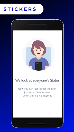 Android application W Status Saver and Help Tool screenshort