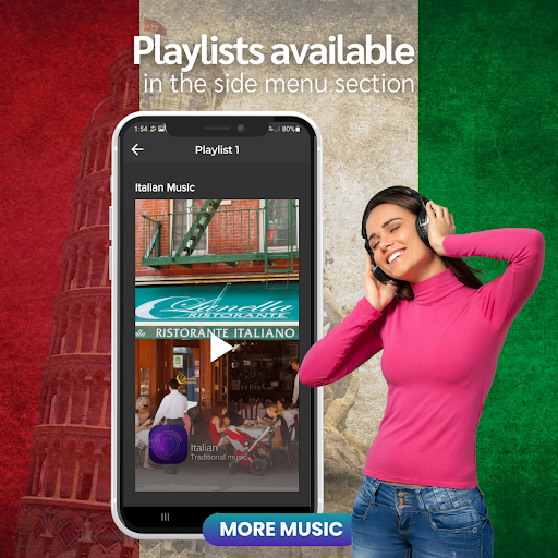 Screenshot of Italian Music App