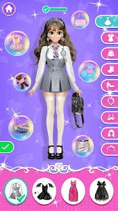 Doll Makeover: 女の子・メイク・着せ替えゲーム
