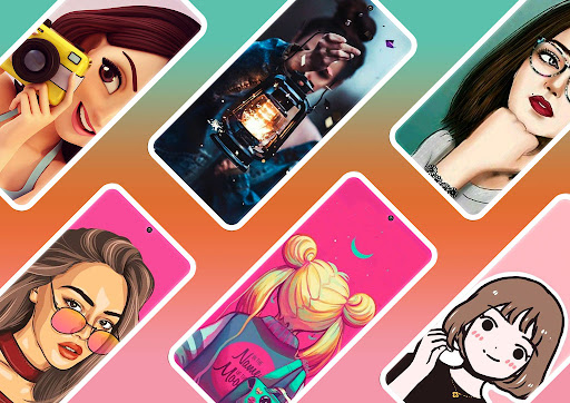 Android application Girly Wallpapers screenshort