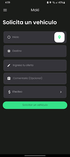 Android application Maki screenshort