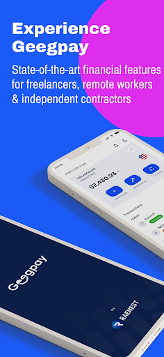 Android application Geegpay - Global Bank Accounts screenshort
