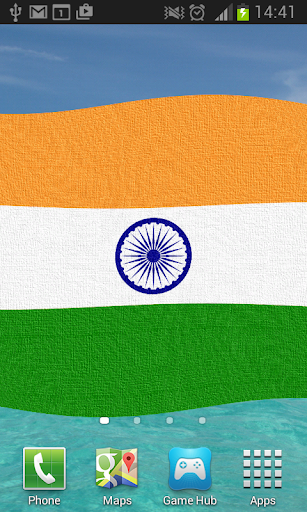 India Flag Live Wallpaper Screen 3