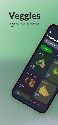 Android application Veggies screenshort