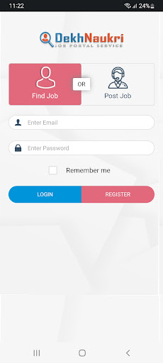 Android application Dekh Naukri Job Portal screenshort