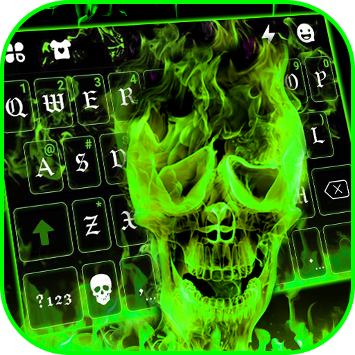 Tema de teclado fuego del infierno